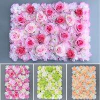 60x40cm Rayon Rose Wall Wedding Decoration Christmas Decoration Silk Hydrangea Wedding Background Decoration