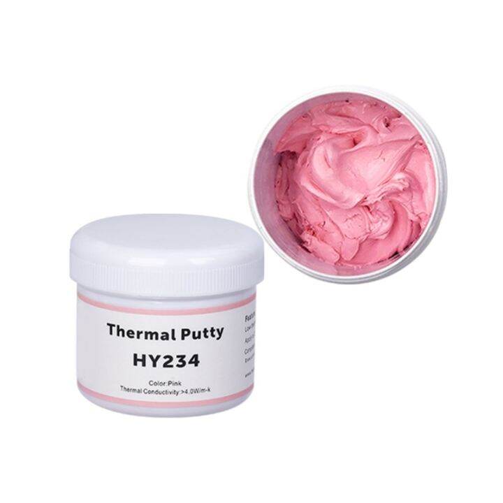HY234 4.0W Pink Thermal Grease Paste Shape Formable Heatsink Thermal