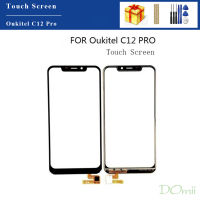 Oukitel C12 Pro Touch Screen Sensor แผงกระจกด้านนอกเลนส์สัมผัส OUKITEL C12 C12pro อะไหล่ซ่อมโทรศัพท์มือถือ + เครื่องมือกาว