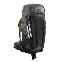 เป้สะพายหลังชายเพื่อการเทรคกิ้งบนภูเขาพร้อมระบบ SYMBIUM MENS MOUNTAIN TREKKING BACKPACK   70L +10L  GREY