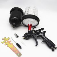 High Quality Spray Gun For Cars HVLPWith paint mixing cup Painting Gun 1.4mm Nozzle Paint Gun Water Based Air Spray Gun Airbrush