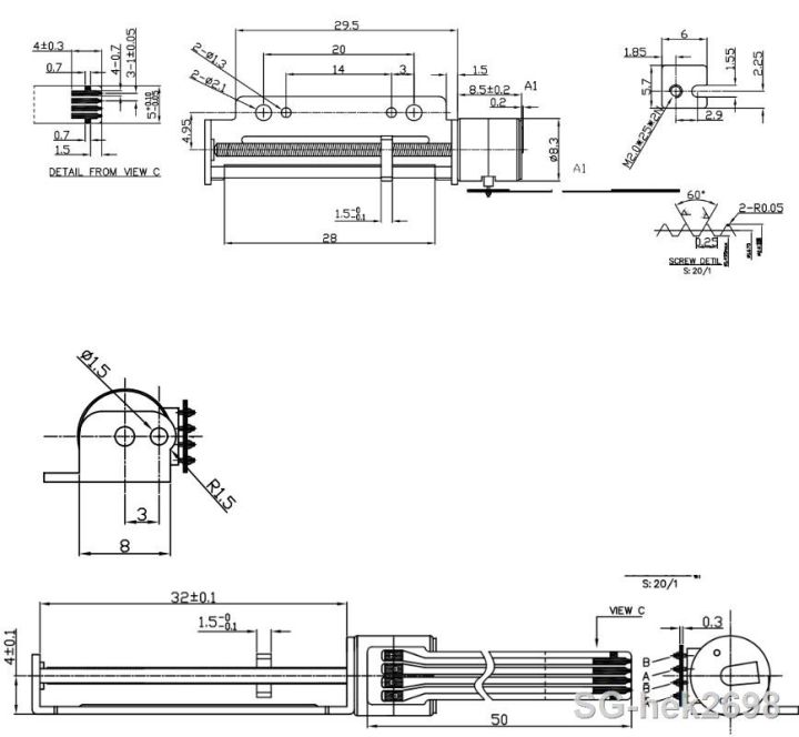 yf-8mm-screw-stepper-motor-2-phase-4-wire-stroke-30mm-linear-stepping-xyz-printer