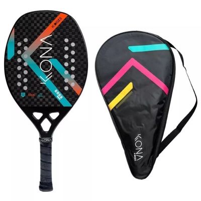 In Stock 12K Full Carbon Fiber Beach Tennis Racket With Cover Bag Original Kona