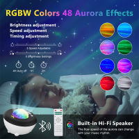 Tuya Galaxy Projector Wifi Aurora Star Projector Night Light Christmas Gifts Sky Projection Lamp Compatible With Alexa Google