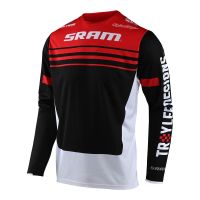 SRAM TLD Moto เสื้อเจอร์ซีย์ปั่นจักรยานผู้ชายชุดวอร์มแขนยาวแห้งเร็วสำหรับกลางแจ้งมืออาชีพ