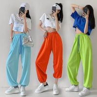 COD DSGERTRYTYIIO Womens Hip Hop Pants Alphabet Multicolor High Waist Casual Leggings Hiphop Hip Hop Alphabet Wide Leg Pants Dance Pants