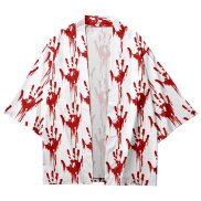Mực đổ tay Kimono Nam Nữ Y2K Streetwear kimono nhật bản nam Kimono