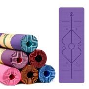 Thảm Tập Yoga Định Tuyến TPE 2 Lớp Kèm Túi Thảm - Chính Hãng Forbic