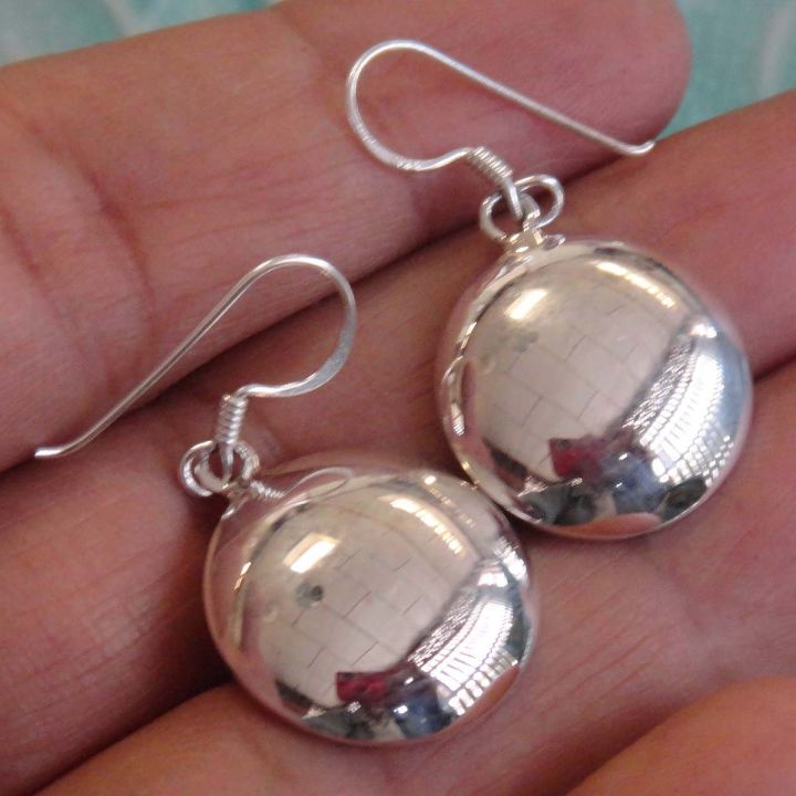 lovely-flower-earrings-sterling-silver-nice-ดอกไม้สวยงามไทยตำหูเงินเสตอรริงทำจากมือชาวเขางานฝีมือสวยของฝากที่มีคุณค่าของฝากถูกใจน่ารัก