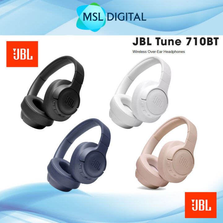 JBL Tune 710BT | T710BT Wireless Over-Ear Headphones with Pure Bass ...