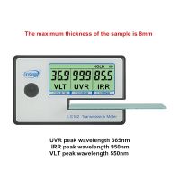 LS162กระจกรถยนต์ฉนวนกันความร้อนฟิล์มเครื่องตรวจจับมิเตอร์วัดแสงหน้าต่างฟิล์มแสงอาทิตย์เครื่องส่งสัญญาณ VLT UVR IRR Tester Y