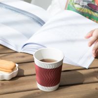 [COD] Paper cup disposable heat insulation thickened paper anti-scalding double-layer coffee tea hot drink