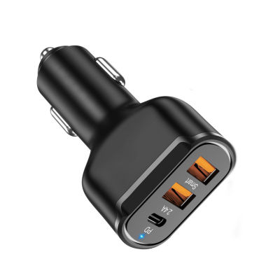 [COD]30W ของใหม่ PD ที่ชาร์จในรถยนต์ PD+2.4A คู่ USB ที่ชาร์จในรถยนต์ 30WPD ที่ชาร์จในรถยนต์ 2.4A คู่ USB ที่ชาร์จในรถยนต์