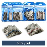 50pc/Set Nail Drill Bits Diamond Milling Cutter for Manicure Electric Nail Files Gel Remove Burr Nail Equipment Accessories