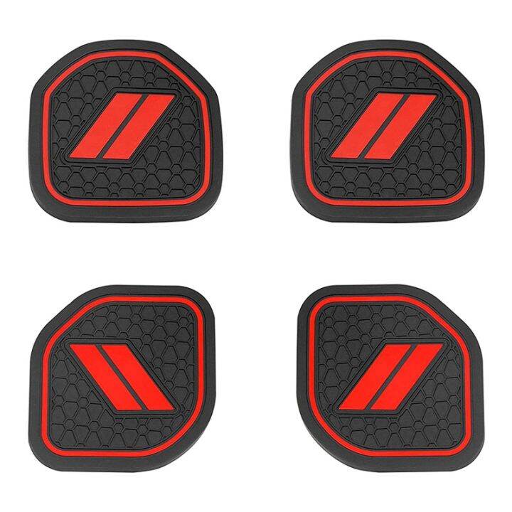 Cup Holder Inserts Coaster Liners Cover for Jeep Wrangler JL JLU 2018