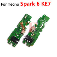 Untuk Tecno Spark 6 3 4 5 7 2 Go Air Pro KC6 KE7 KF6 8C USB พอร์ต Dok Penyambung Kabel Flex