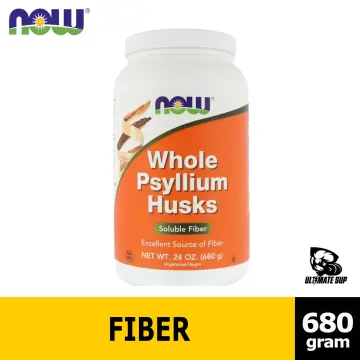 NOW Supplements, Psyllium Husk Powder, Non-GMO Project Verified, Soluble  Fiber, 24-Ounce