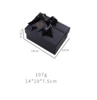 Black Gift Box Decoration Package Shop Box Use for Christmas Birthday Gift