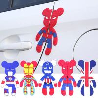 [ส่งจากไทย] ยางกันกระแทก สติ๊กเกอร์กันกระแทกตัวการ์ตูนสไปเดอร์แมน สำหรับติดรถยนต์ Sticker spiderman