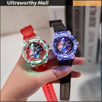 Ultraman Diga Electronic WATCH Kids Luminous Glowing Colorful LED Watch Boys Girls Birthday Gift Toy