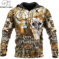 Animal Hunting Deer Skull Broken 3D Printed Hoodies Harajuku Fashion Sweatshirt Unisex Casual Pullover sudadera hombre DW073