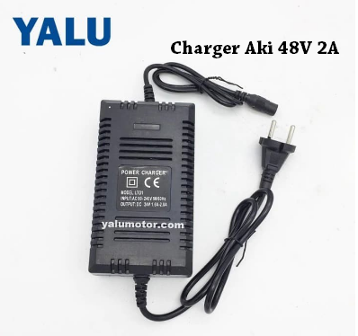 Charger Baterai Casan Aki Accu 48V Sepeda Listrik 48Volt DC Mr Jackie
