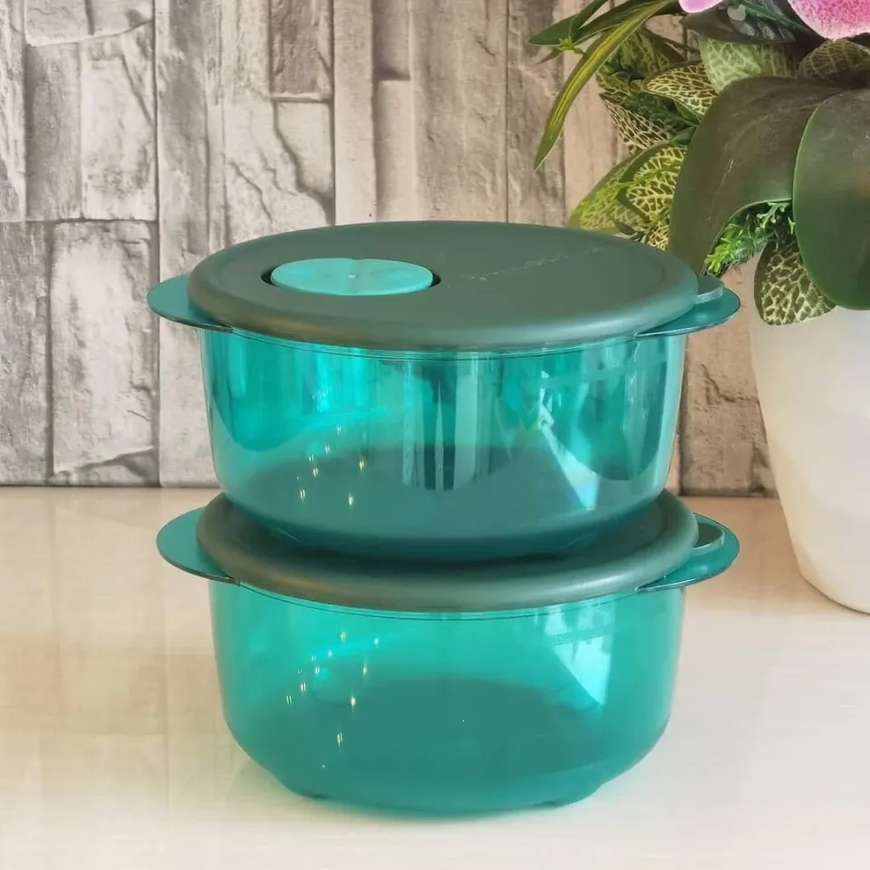 Tupperware Brand Malaysia::Tupperware: Tupperware Crystalwave Microwaveable  Reheat-able Purple Green Soup Mug 2x460ml