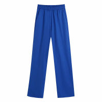 TRAF Za Woman Pants  Fashion High Waist Wide Pants Woman Office Wear Pant Suits Vintage Pocket Elastic Waist Female Trousers