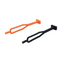 2 Pcs Motocross Enduro Motorcycle Universal Side Stand Rubber Strap for Ktm Xc Xcf Xcw Xcfw Sx Exc 125 150 250 350 450 530 1998-2019 for Gas Gas 18-19 , Black &amp; Orange