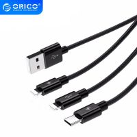 ORICO(UTS2,UTS3) 3 in 1 Charging Cable USB Type C Cables(1micro+2Lighting หรือ1Type C+2Lighting) ยาว1.2เมตร