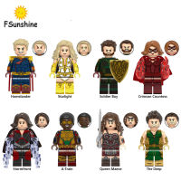 Mar-Vel Super-Hero Minifigures Building Blocks Stormfront A-Train Action Figures Children Building Blocks Toys【cod】