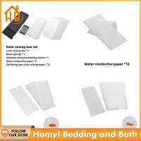 Homyl สีกล่องเก็บของถาดสีน้ำจานสีสำหรับตัวเลขการกระทำ