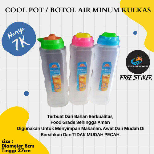 Cool Pot / Botol Air Minum Kulkas 1,2 Liter | Lazada Indonesia