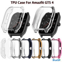 เคสป้องกันเต็มรูปแบบ TPU ป้องกัน BLUESN สำหรับ Amazfit GTS 4กันชนสมาร์ทวอท์ชปกป้องหน้าจอสำหรับเคสกันกระแทก GTS4 Huami Amazfit