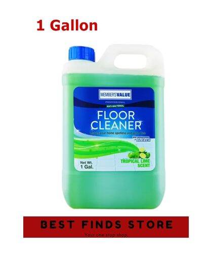 Member’s Value Anti-Bacterial Floor Cleaner with Bleach, Tropical Lime ...