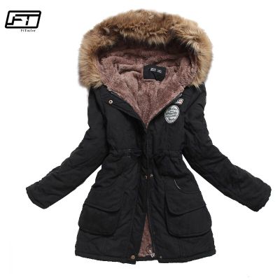 ZQLZ Spring Autumn Winter Jacket Women 2022 Thick Warm Hooded Parka Mujer Cotton Padded Coat 3XL Casual Slim Jacket Female