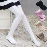 Girls Ballet Dance Pantyhose Baby Children Thin Fashion Tights Solid Black White Stockings For 0-15 Years Kids Student Pantyhose