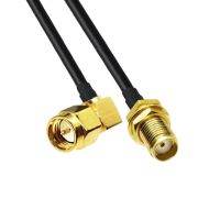 Rp Sma Macho A Rp Sma Cable De Extensión Hembra สำหรับตัวเชื่อมต่อเสาอากาศ Wifi Rg174สาย Rf