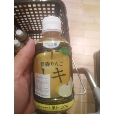อาหารนำเข้า🌀 Japanese Fuji DK Fuji Apple Juice 100% 280mlToki Yellow