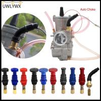 UWLYWX วาล์วปรับคุณภาพสูงอัตโนมัติหลายสีสำหรับ Pwk/keihin /Pe การประกอบคาบูเรเตอร์มอเตอร์ไซค์ปีกผีเสื้อแบบแมนนวล