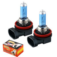 2pcs H8 Super Bright ไฟตัดหมอกสีขาวหลอดไฟฮาโลเจนสูง 35W ไฟหน้ารถ 12V รถจัดแต่งทรงผมรถแหล่งกำเนิดแสงที่จอดรถ-ju544982