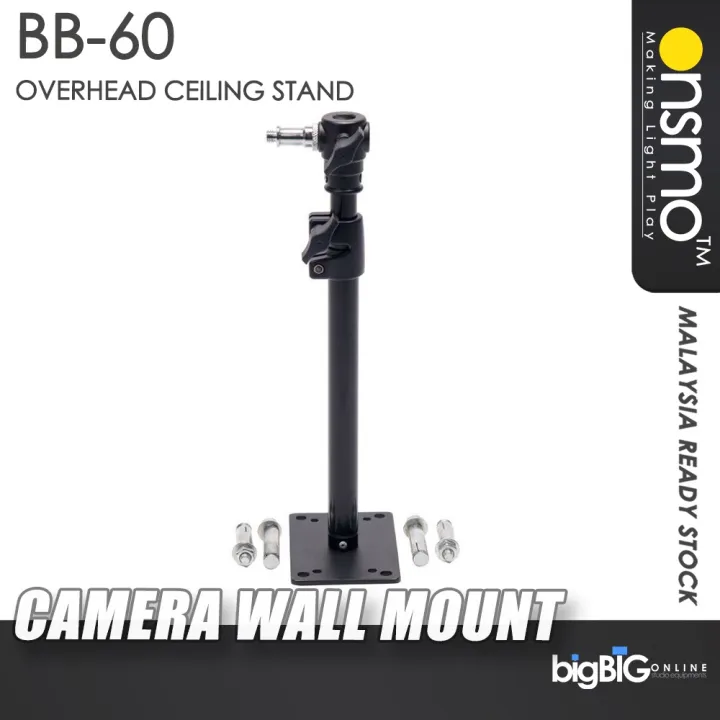 Onsmo BB60 Overhead Ceiling Mount Stand Overhead with 1/4" Thread for