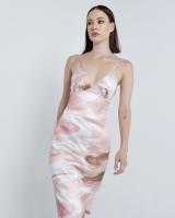 DARAN OFFICIAL- ANGELA MIDI DRESS PINK