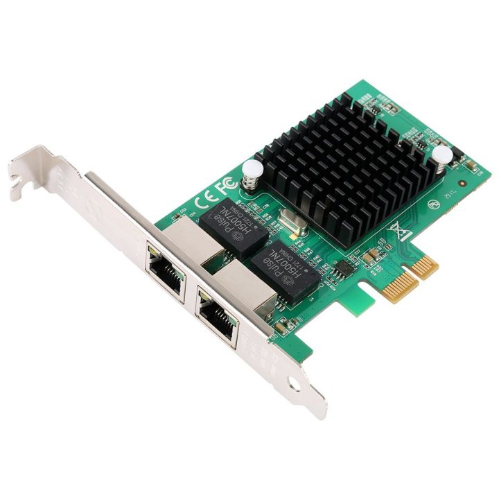 gigabit-ethernet-pci-e-network-controller-card-10-100-1000mbps-rj45-x2-dual-2-port-pcie-server-network-interface-card-lan-adapter-converter-for-desktop-pc-with-low-bracket