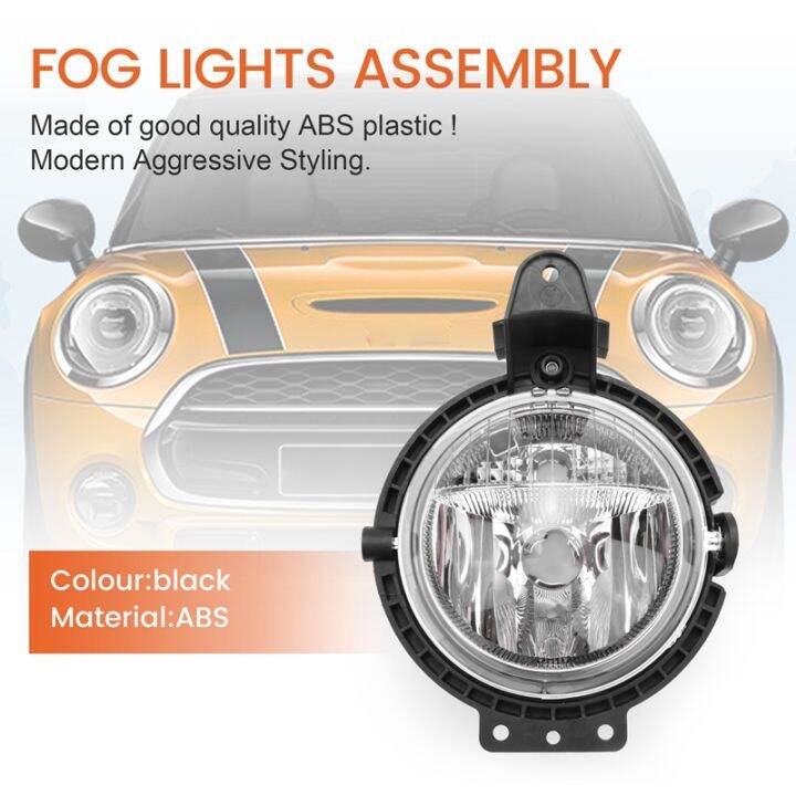 1x-front-bumper-fog-light-driving-cover-for-r55-r56-r57-r58-r59-2006-2014-63172751295