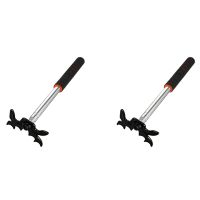 2X Retractable Billiard Cue Stick Bridge with Bridge Head, Billiard Pool Cue Accessory for ,Bridge Head,Black