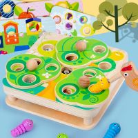 [COD] Childrens wooden toy set insect catching two-year-old baby boys and girls early education puzzle cognition