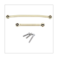 For FMS FCX24 Brass Steering Rods Steering Linkage Tie Link 1/24 RC Crawler Car Upgrades Parts Accessories