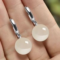 Buy One Free One Korean Sterling Silver S925 Ear Button Long Korean New Fashion Style Simple Versatile Anti Allergy Earrings TQ6P