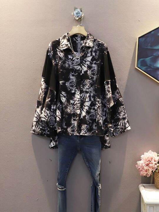 xitao-blouse-print-shirt-women-casual-fashion-batwing-sleeve-top